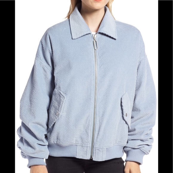 Avec Les Filles | Blue Oversized Corduroy Jacket - Picture 2 of 10